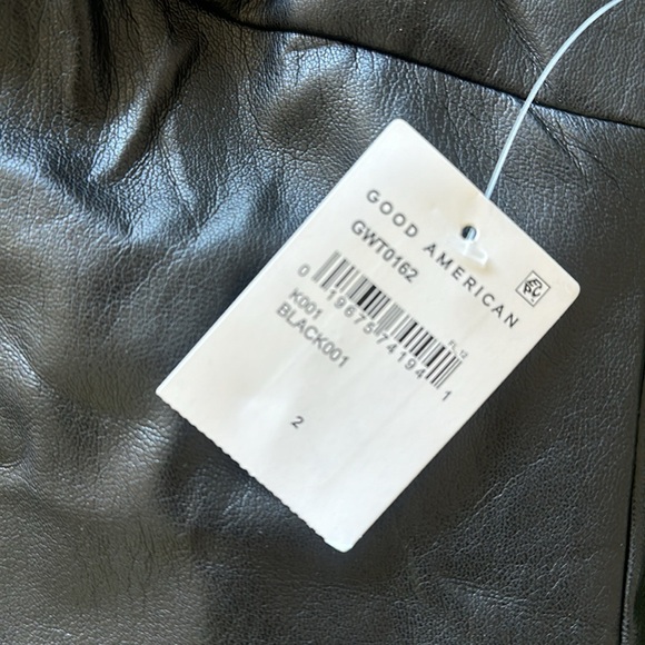 Good American Better Than Leather Shell Tank - 2 (medium) NWT - Picture 3 of 4